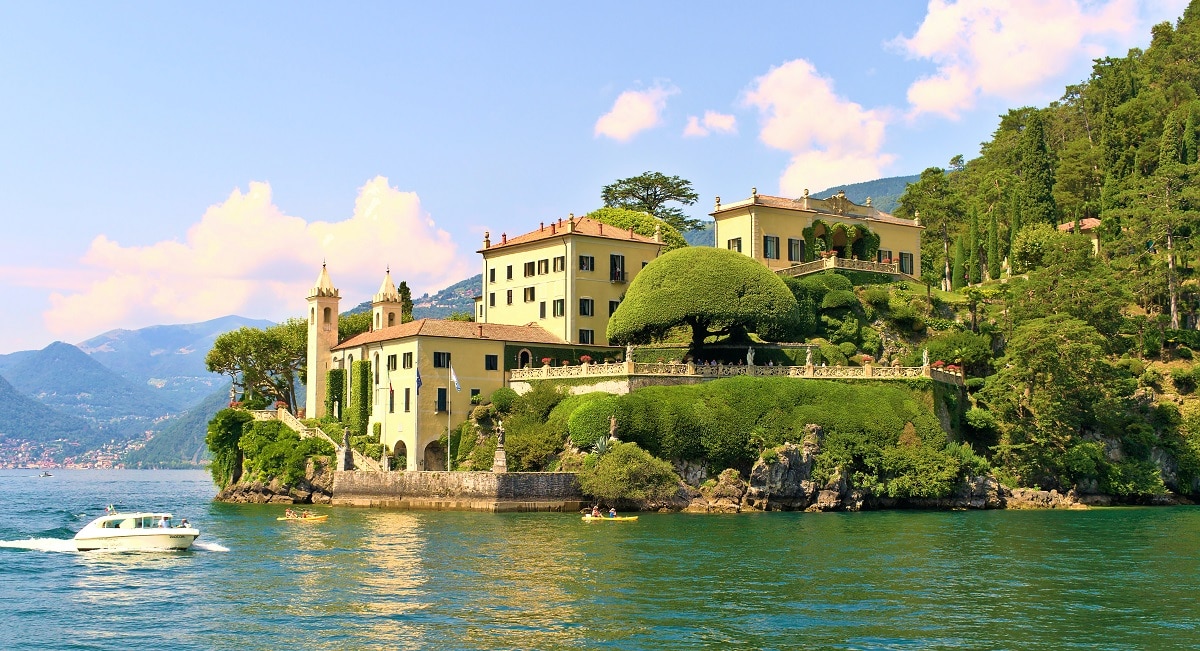 Celebrity villa Lake Como, Italy