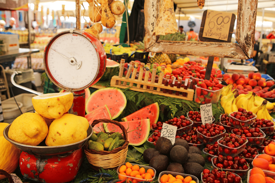 Market in Italy Rome
