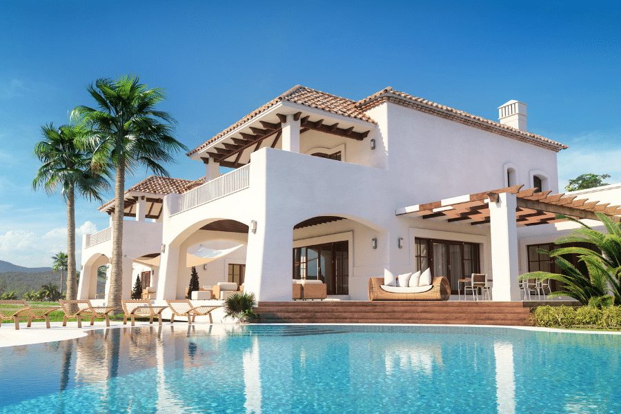luxury villa with pool